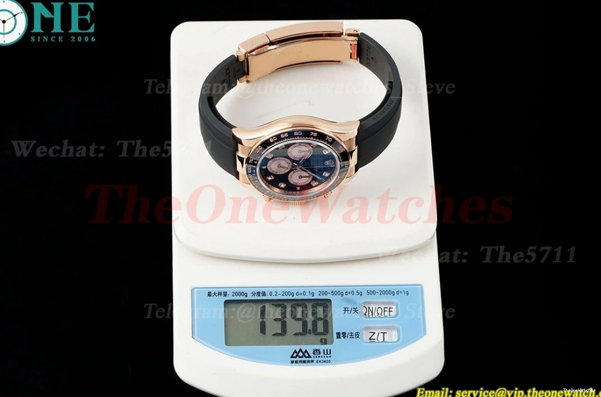 (Gain RG RU Weight) 40mm Daytona 126515 Dia QF Black SH4131 0113